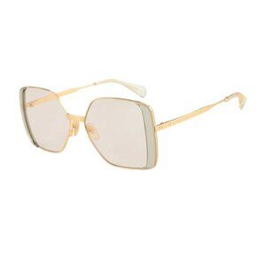 NWT GUCCI SUNGLASSES WOMEN GOLD EYEWEAR GUCCI